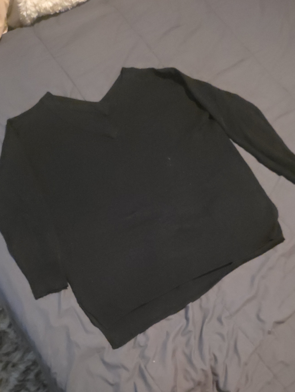 Ing Black V-neck Women's Sweater